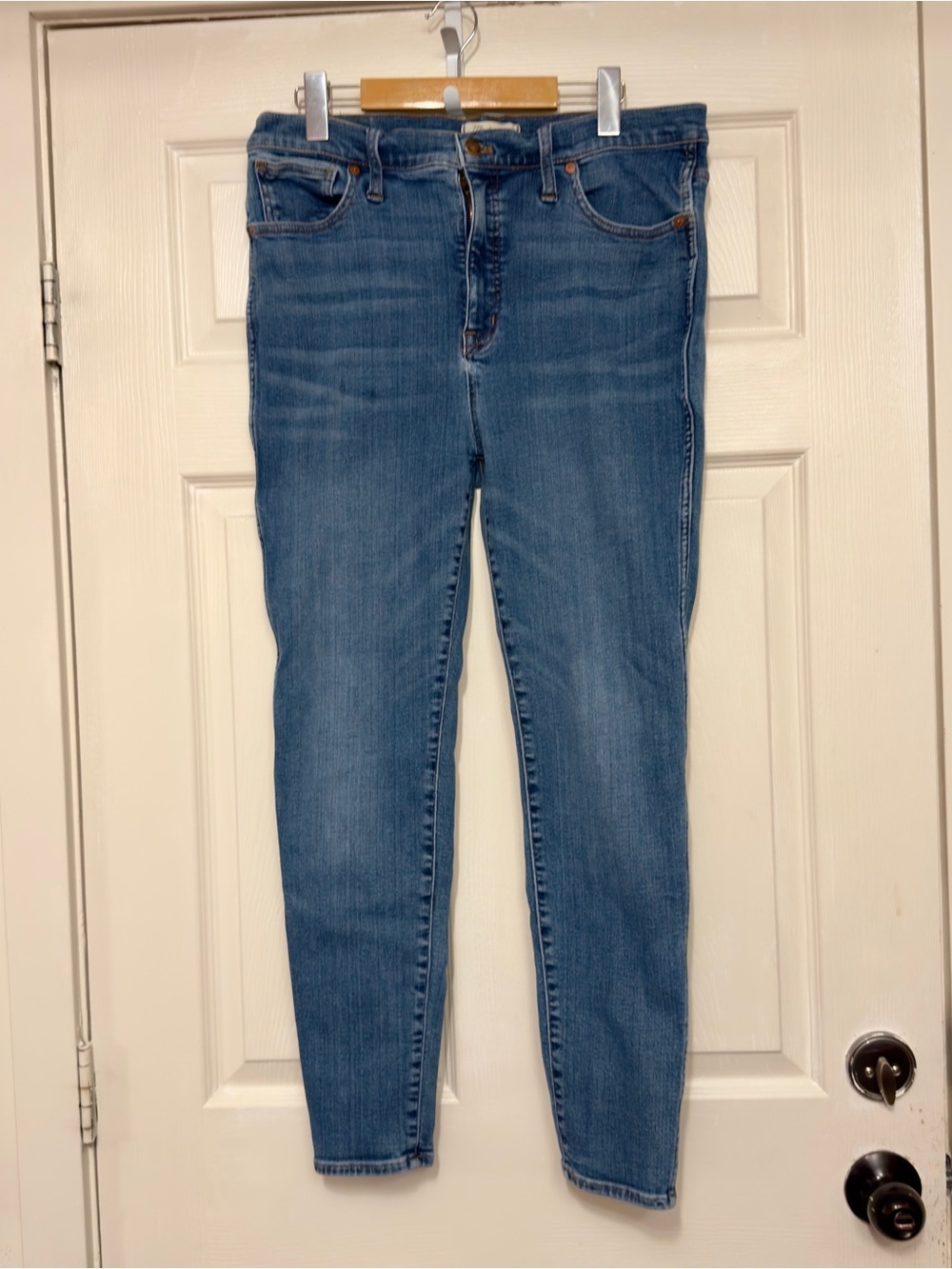 Madewell High-Rise Skinny Jeans Blue Women Size 32